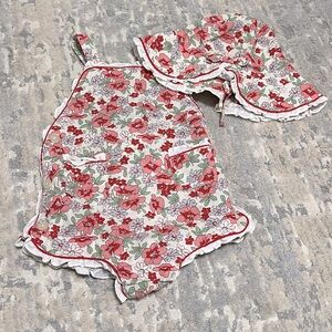 Ralph Lauren romper with matching sun hat